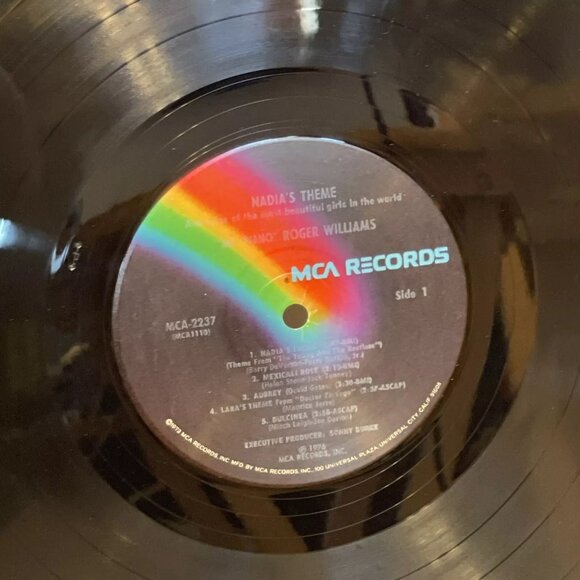 Roger Williams Nadia's Theme (Vinyl, 1976) MCA MCA-2237 VG+ LP Record Album - Picture 7 of 9